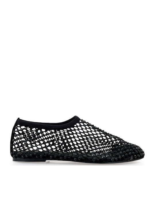 Women's Ballerina Shoes In Black Colour