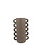 Liberta Decorative Polyresin Vase Thyra Gray 16x10xH25cm