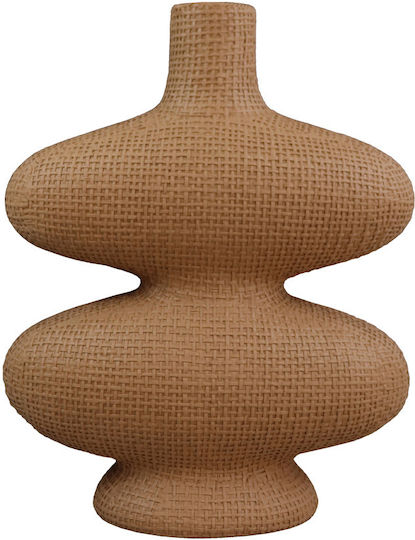 Liberta Декоративна Ваза От Полирезин Randi Оранжева 32x15xВ39cm