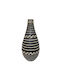 Liberta Decorative Bamboo Vase Jabbar Black 25x25xH50cm