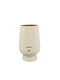 Liberta Decorative Polyresin Vase Fira Ecru 12x11xH18cm