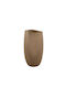 Liberta Decorative Polyresin Vase Orange