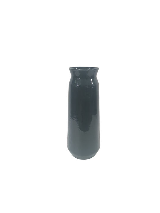 Liberta Decorative Glass Vase Marona Petrol Blu...