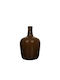 Liberta Decorative Glass Brown Vase 21x21xH37cm
