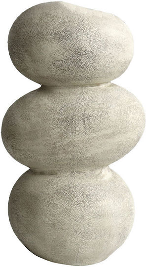 Liberta Liberta Dekorative Vase aus Polyurethan in Grau 18x15xHcm