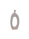 Liberta Decorative Aluminum Vase Ella Ecru 18x6xH42cm