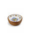 Costos Portofino Round Wooden Serving Bowl with Diameter 10cm