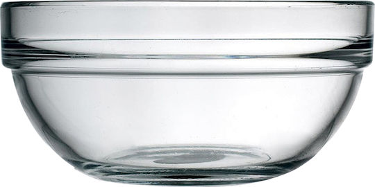 ArteLibre Serving Bowl Round Glass with Diameter 12cm
