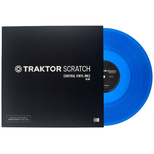 Native Instruments Scratch Timecode Δίσκος Βινυλίου για Traktor σε Μπλε Χρώμα