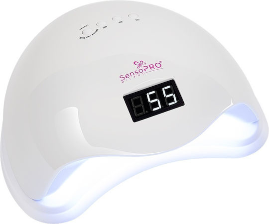 SensoPro Nail Polish Curing Lamp UV / LED Set 48W White