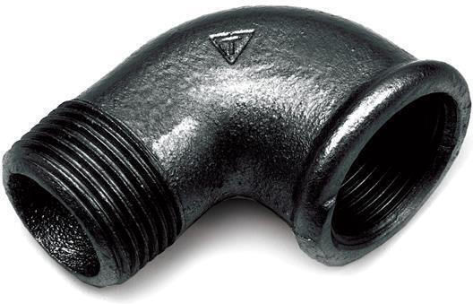 Black Nyplowe Elbow 1 1/2 Inch Dn40 90 Degree