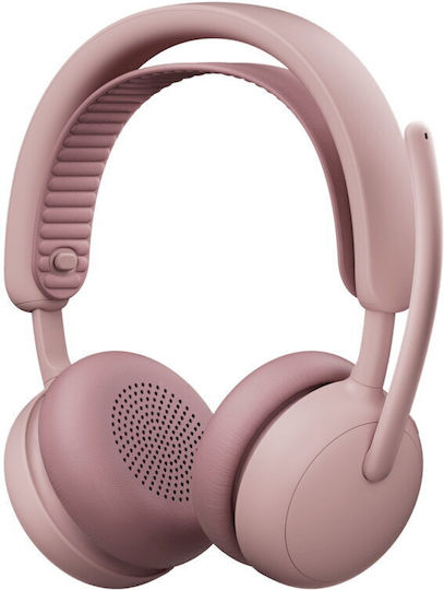 Logitech Zone 2 ES Wireless On Ear Multimedia Headset with Microphone and Bluetooth / USB-C Connectivity in Pink Colour