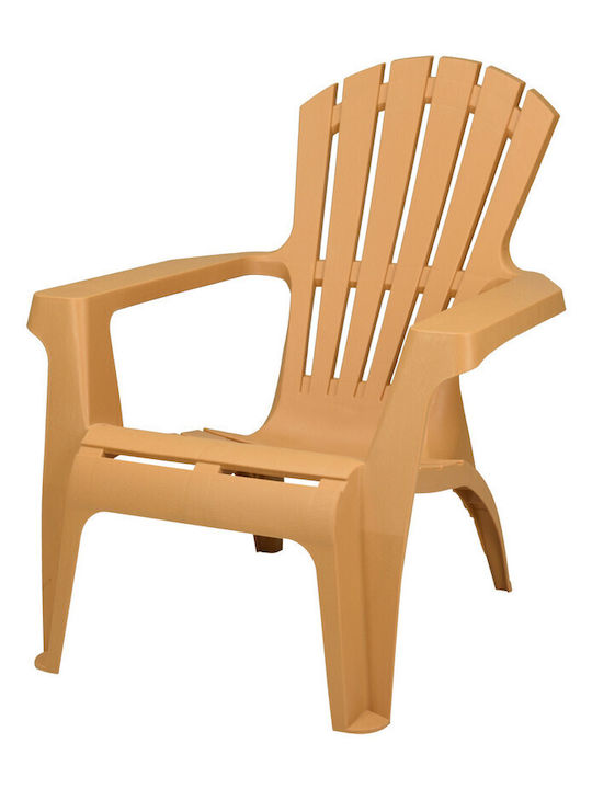 Outdoor Chair Plastic Yellow