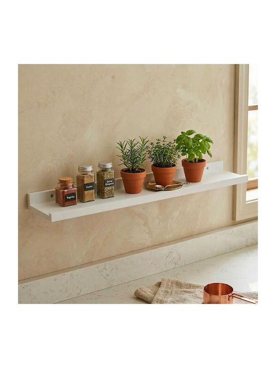 Wall Shelf Walnut 80x15x5cm