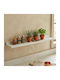 Wandregal Walnuss 80x15x5cm
