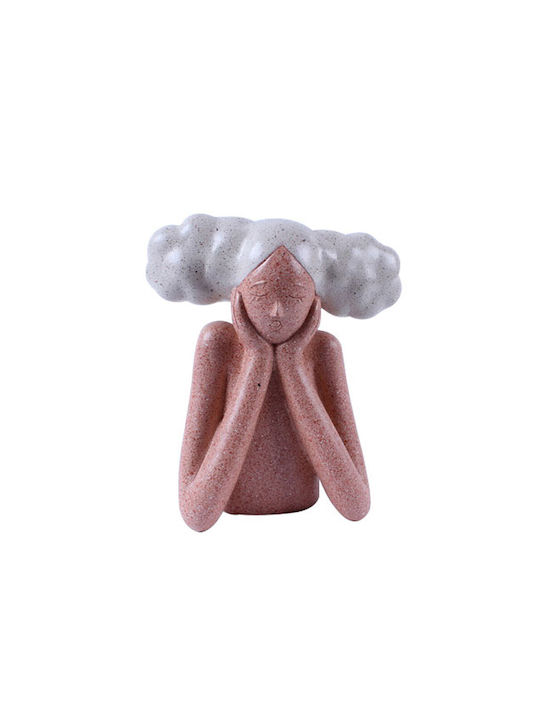 Liberta Decorative Polyresin Figure Cheveu 19x10x21cm