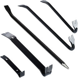 Set 5 Relaxdays Levers Black 4x2.5x58 Cm