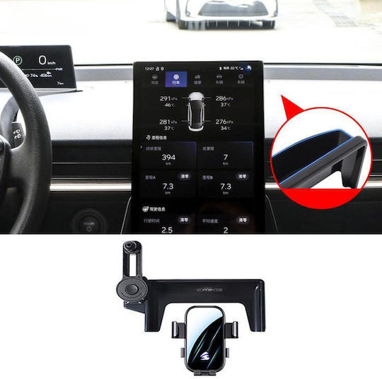 Toyota Bz3 2023 2024 Ride-hailing Auto Gerätehalterung mit verstellbaren Haken Schwarz