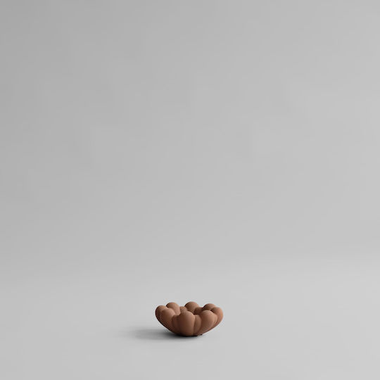 101 Copenhagen Bloom Mini Decorative Platter Ceramic Brown 15.5x15.5x6cm
