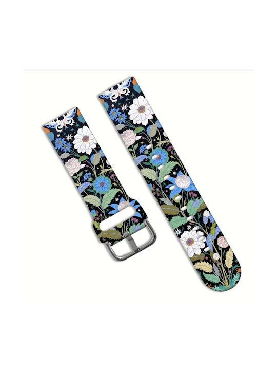 Λuărac Siliconic Botanical Realme Watch S2 46mm 12cm|8 5cm Negru