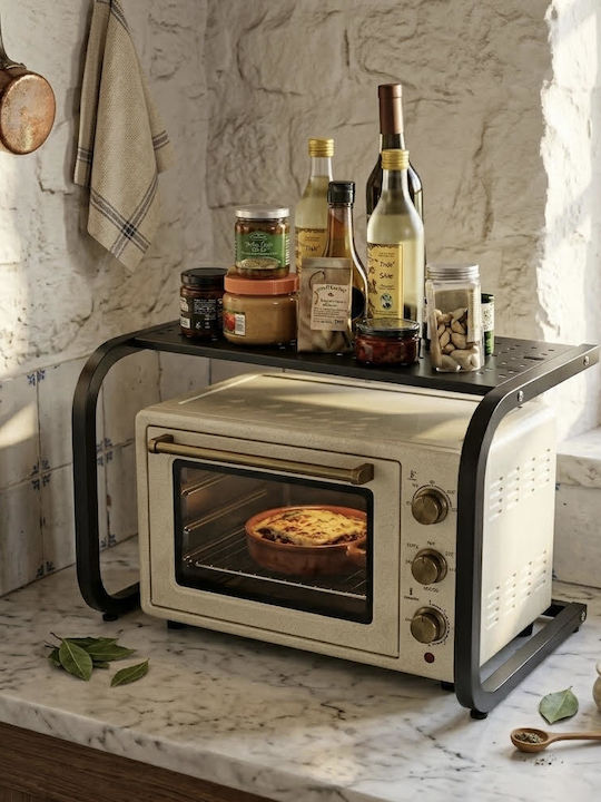 Lalos Metal Microwave Oven Base 54x36x35cm