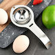 Lscook 304 Egg Yolk Separator Long Handle Steel Egg Liquid Strainer Household Baking