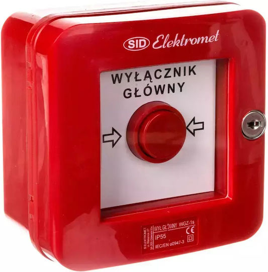 Comutator De Alarmă Montat Pe Suprafață Wgz-1s Ip-55 921490