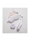 Set Sleep Mask Imitation Silk Satin Set 3 Pieces Night Sleep Eyemask Elastic Band Hair Scrunchie Natural White