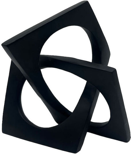 Complex Διακοσμητικο Κομπος 22x14x23cm Polyresin Μαυρο C540566