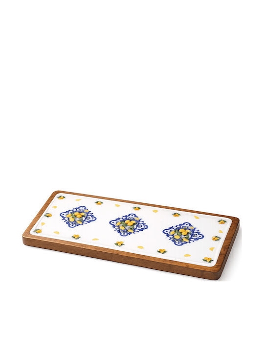 Costos Portofino Wooden Beige Serving Platter 40x15cm