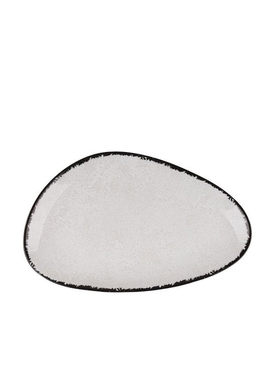 Bormioli Rocco Moon Shade Serving Platter from White Porcelain