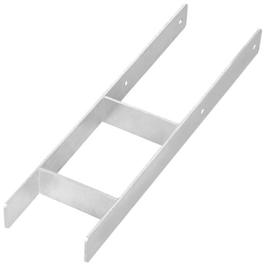 H-post Base Embedding Bracket Galvanized Steel Anchor 150 Mm