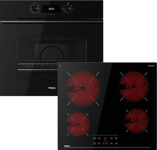 Teka Cuptor de Blat 71l cu Plită Ceramică L59.5cm Negru