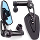 Motorcycle Mirrors 2 Pieces Black