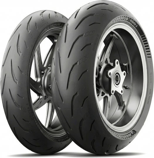 Michelin Power 6 180/55-17 Tubeless Motorcycle Tyre Back