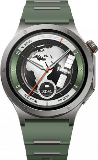 OnePlus OnePlus Smartwatch 4 Titan 47mm Wasserdicht mit Herzfrequenzmesser Evergreen