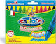 Carioca Jumbo Комплект Пастели с 12 Цвята