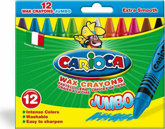 Carioca Jumbo Комплект Пастели с 12 Цвята