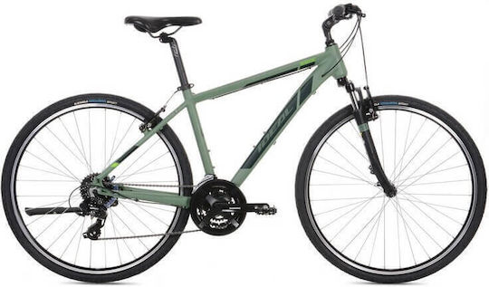 Ideal Nergetic 28 28" 2026 Grünes Trekking Fahrrad mit Geschwindigkeiten