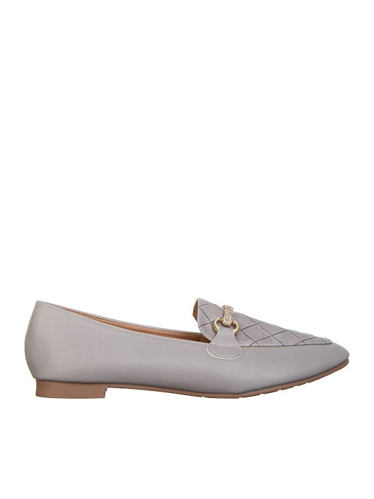 Loafers Dama Din Piele Gri