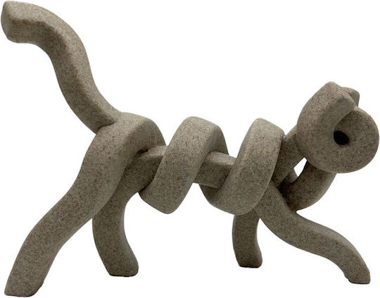 Liberta Dekorative Katze aus Polyresin Belma 30x8x6cm