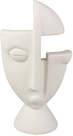 Liberta Διακοσμητική Προτομή Πολυρητίνης Half Face 16x10x29cm