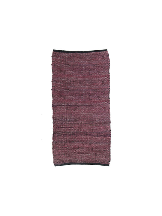 Liberta Plum Χαλί Διάδρομος Δερμάτινο Μωβ 70x150cm