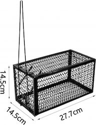 Tpster Metall Tierfallen 14,5x14,5x27,7cm 39390