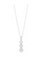 Breeze Colier cu Design Floare din Argint cu Zircon