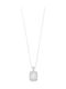 Breeze Breeze Κολιέ aus Silber mit Diamant und Zirkon Braune