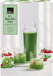 Royal Leerdam It's Smoothie Time Carafă De Servire Cu Pahare Din Sticlă 1000ml 3 Bucăți Royal Leerdam It's Smoothie Time Carafă De Servire Cu Pahare Din Sticlă 1000ml 3 Bucăți