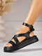 Sandale Casual Damă Negre