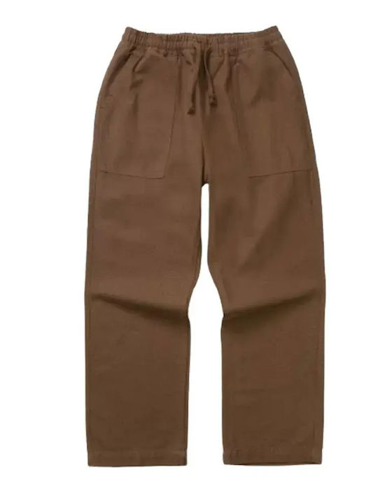 Trousers in Relaxed Fit Bark