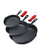 Vilde Cast Iron Pans Set 3 Pieces